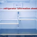 refrigerator-LG-information-sheet-location