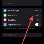 add a comment to a channel in Telegram via iPhone-1