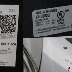 Washer-GE-information-sticker