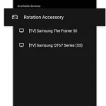 initialisation-Samsung-auto-rotatio-mount