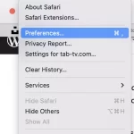 How to clear the cookies and cache in Safari