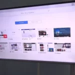 Browser on a Samsung TV