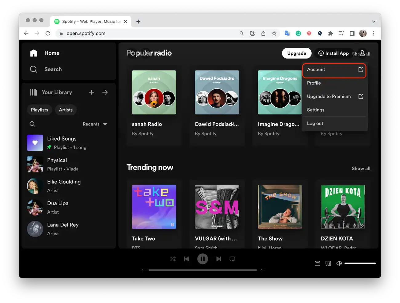 How to log into hulu with spotify1 tab tv japan