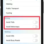 How-do-you-change-your-settings-to-avoid-tolls-in-Apple-Maps-using-iPhone2