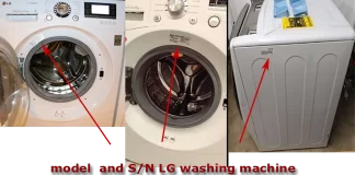LG の洗濯機の通し番号: 調べる、デコーダー