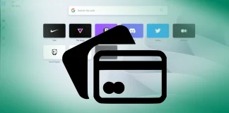 Opera で保存されたカードを確認する方法