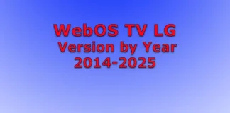 LGテレビのオペレーティングシステムの年別一覧