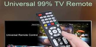 Samsung TV、コード、設定用のカスタマイズ可能なユニバーサルリモコン