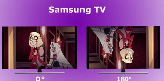 Samsungテレビの画面が逆さまになったときの修理方法