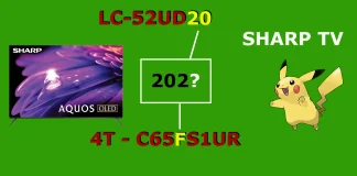 シャープ製テレビの年式を確認する方法