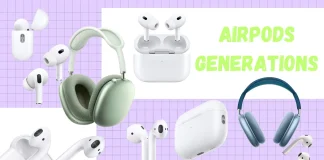 AirPods の世代別の年数