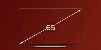 65インチテレビの寸法: 65インチテレビの幅は?