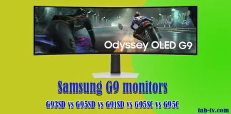 2023-2024年モデルのOdyssey G9モニターの違い