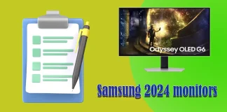 Samsung 2024モニターのリスト