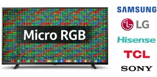 マイクロRGB、RGB Evo、およびTCL Mini RGBテレビ