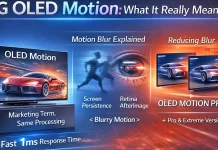 LGテレビにおけるOLED Motionとは