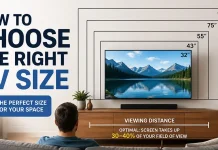 テレビの適切なサイズの選び方