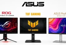 ASUSモニター、シリーズ、およびその違い