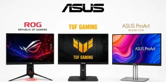 ASUSモニター、シリーズ、およびその違い