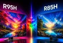 Micro RGB技術を採用したSamsungテレビ – R95HとR85Hの比較