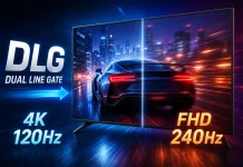 テレビにおけるDLG(Dual Line Gate)技術