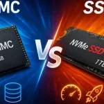 eMMCとSSDストレージの違い