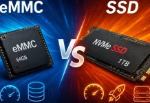 eMMCとSSDストレージの違い
