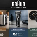 Braun製品の所有者と製造会社はどこか