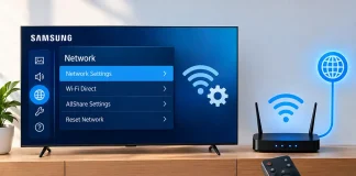 Samsungテレビのネットワーク設定を変更する方法