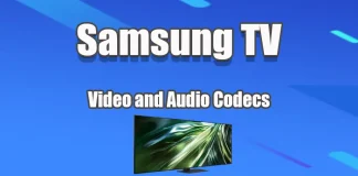 Samsung TVでサポートされている動画・音声フォーマットとコーデック