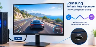 SamsungモニターのRefresh Rate Optimizerとは?